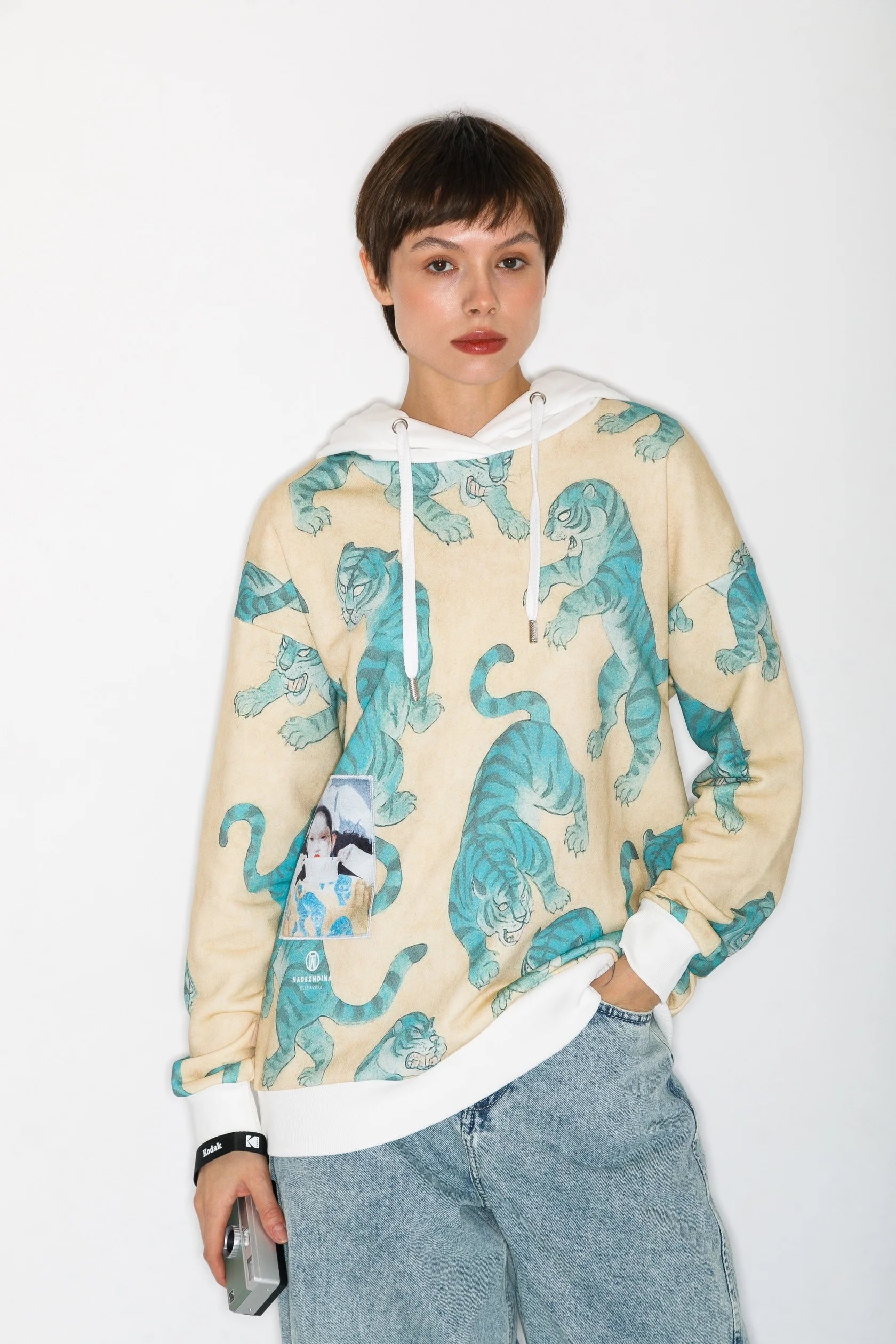White heron Hoodie