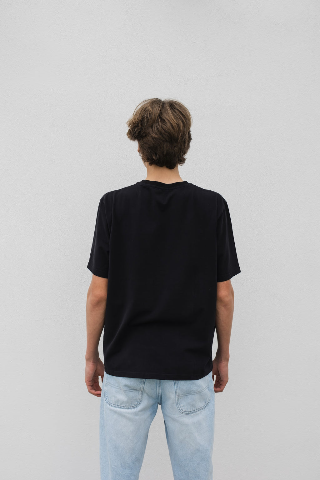Blue and yellow diagonal T-Shirt