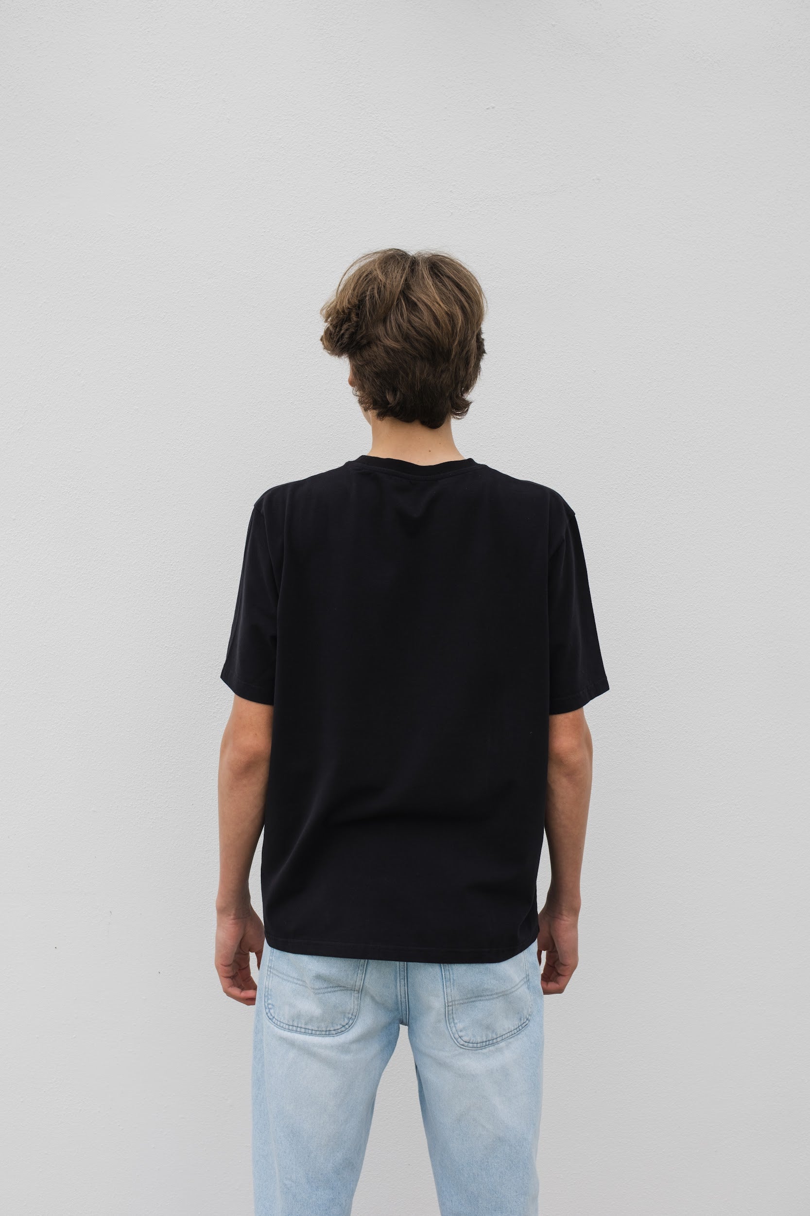 Blue and yellow diagonal T-Shirt