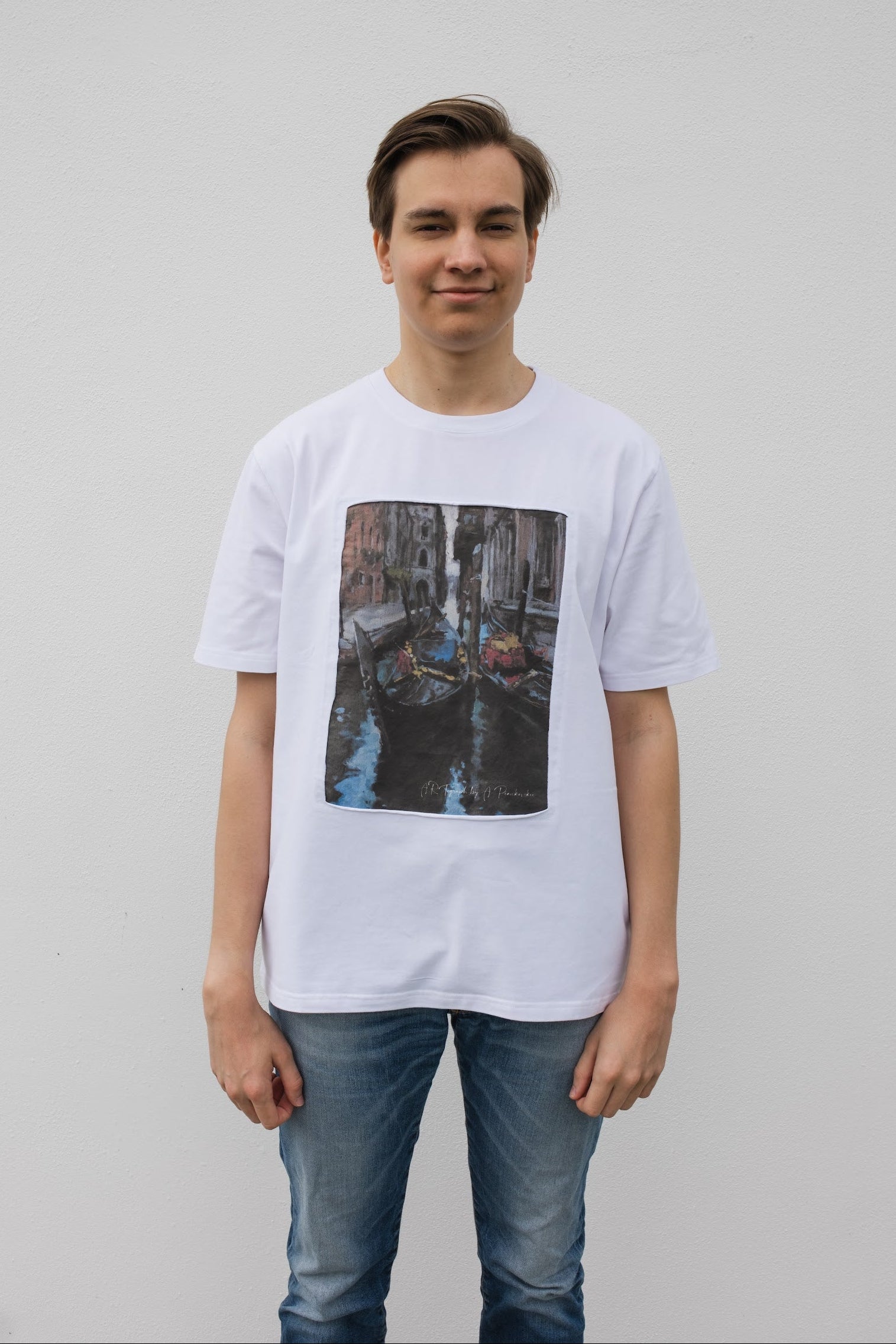 Venetian motif T-Shirt White