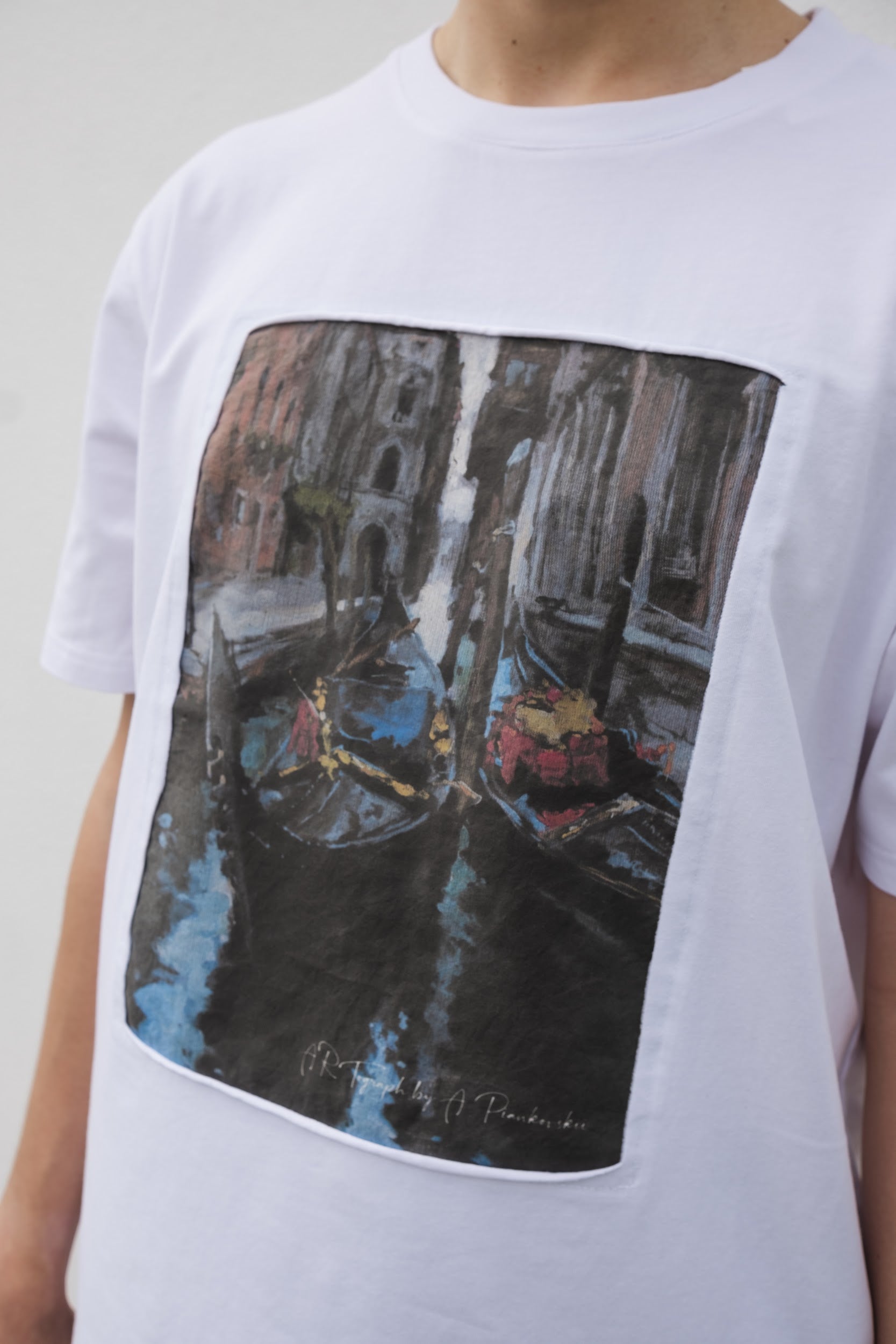 Venetian motif T-Shirt White