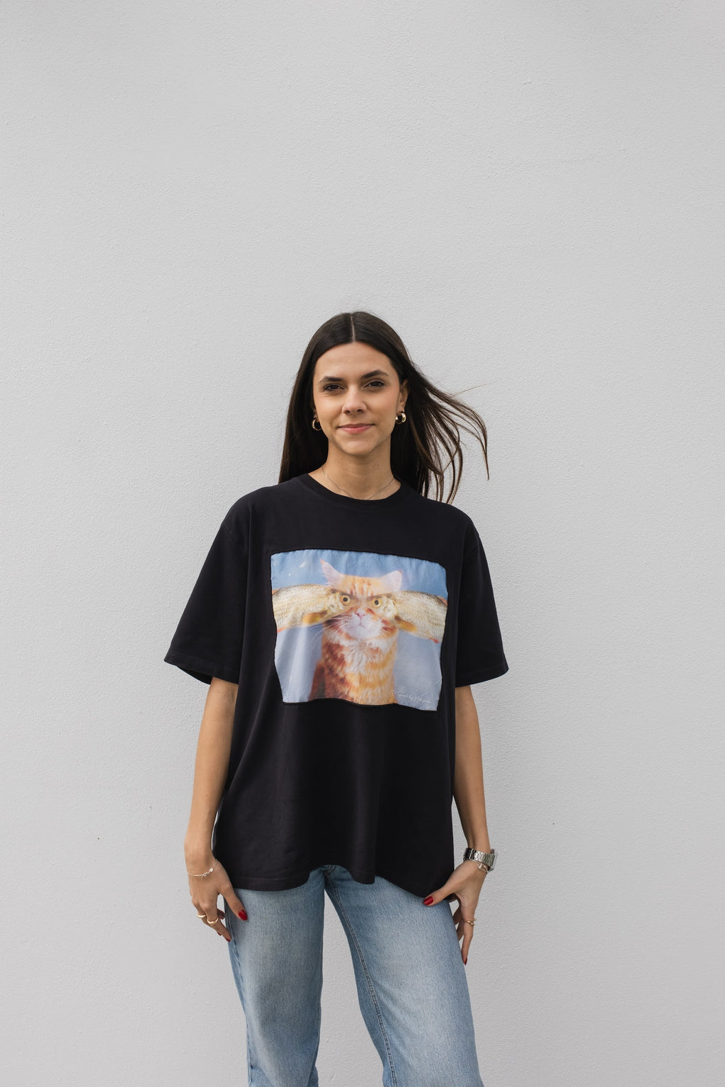 Fisheye cat T-Shirt