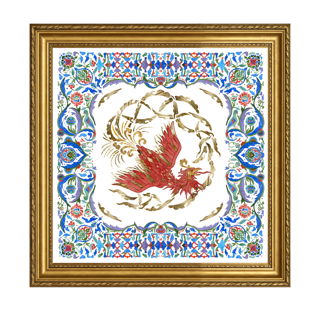 Simurgh at dawn Scarf